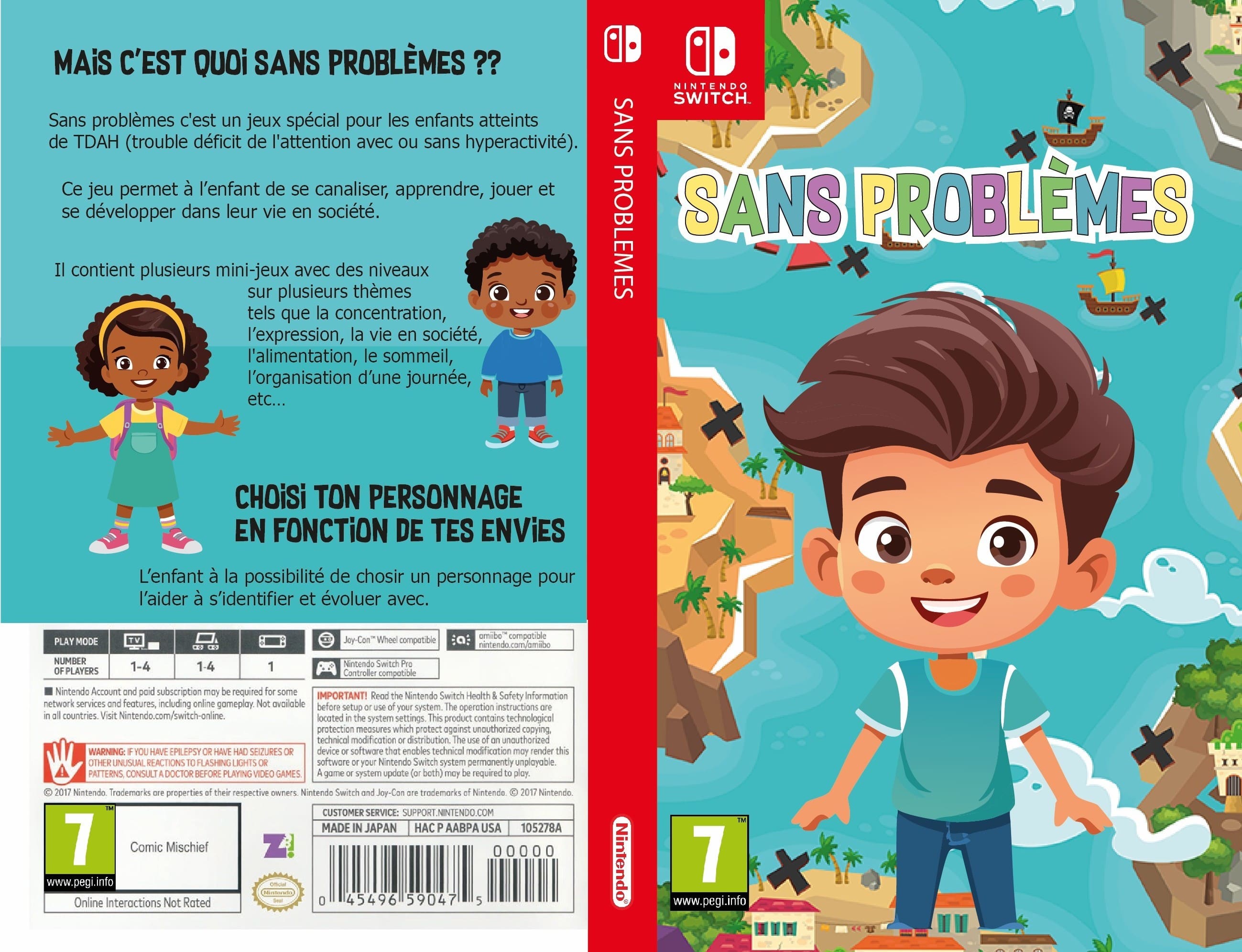 pochette extérieur du jeux